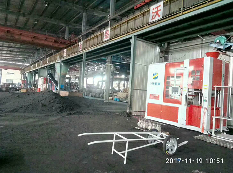 中鑄機械兩臺全自動造型機現場圖片 中鑄機械兩臺全自動造型機現場圖片