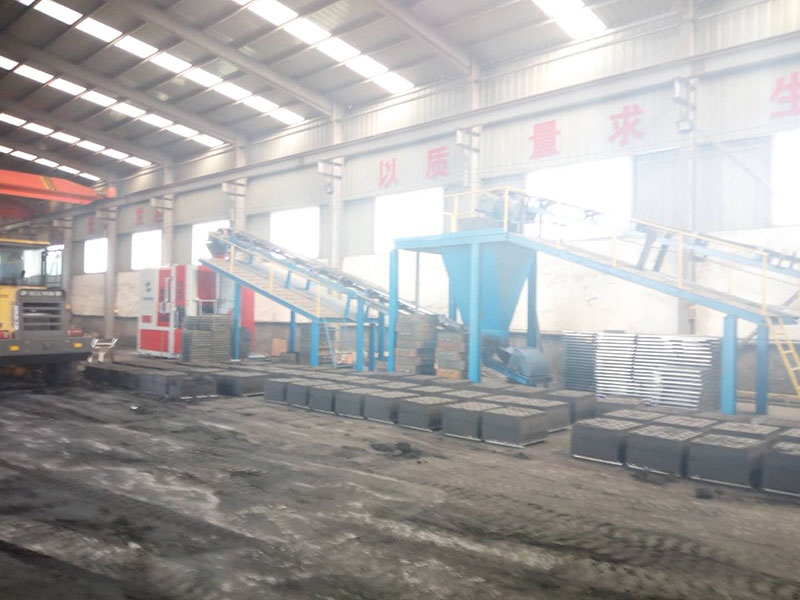 造型機使用現場