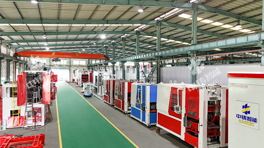 中鑄智能造型機生產車間